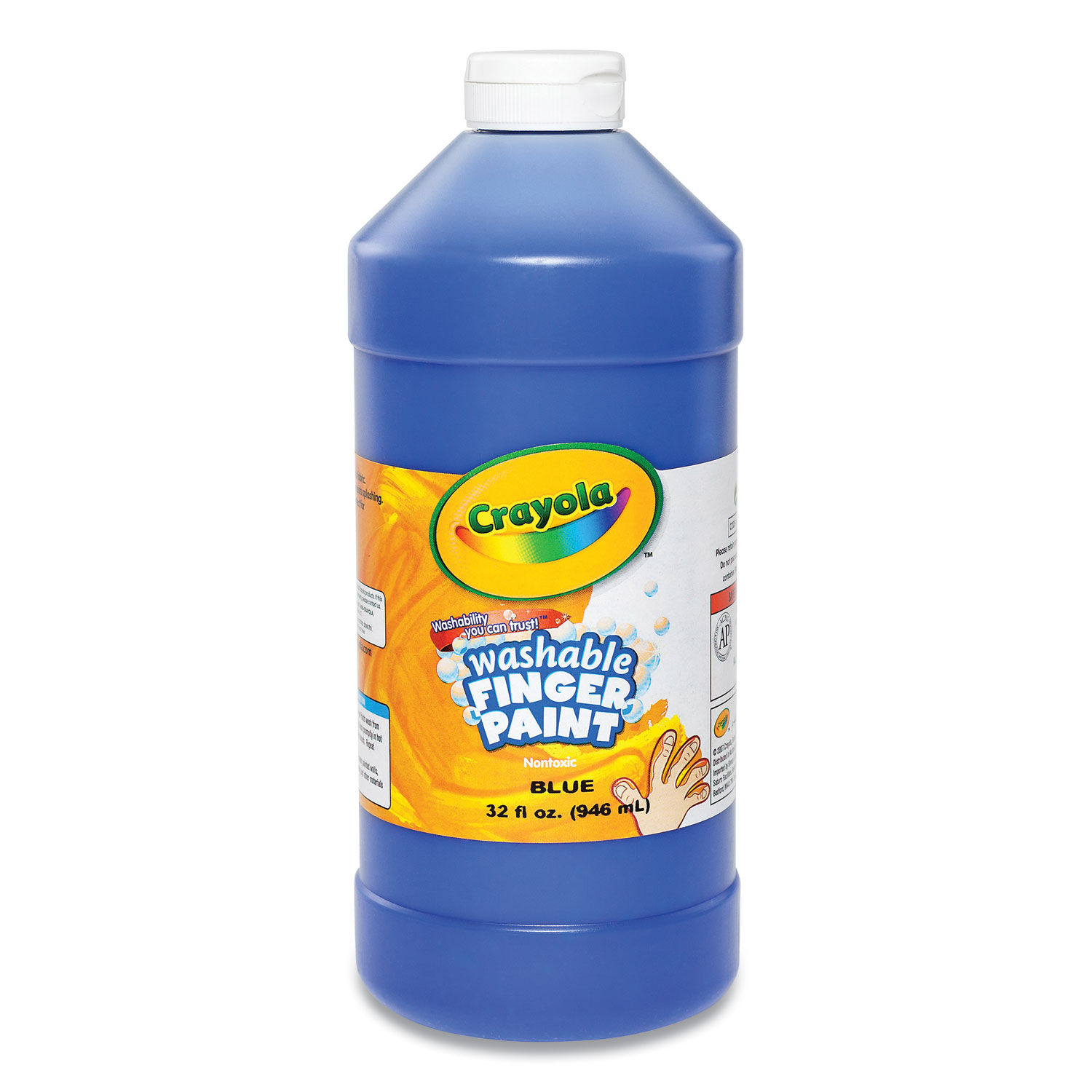 Crayola Washable Finger Paint - 32oz White