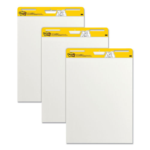 Post-it Self-Stick Easel Pads 25 x 30 White 30 Sheets 3/Pack