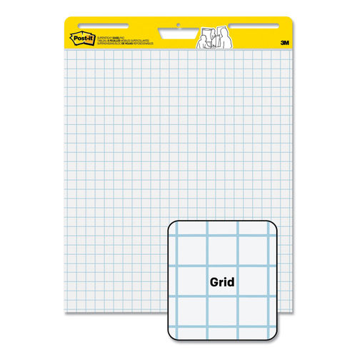 Post-it Super Sticky Easel Pad 25 x 30 White with Grid 30 Sheets/Pad 560  