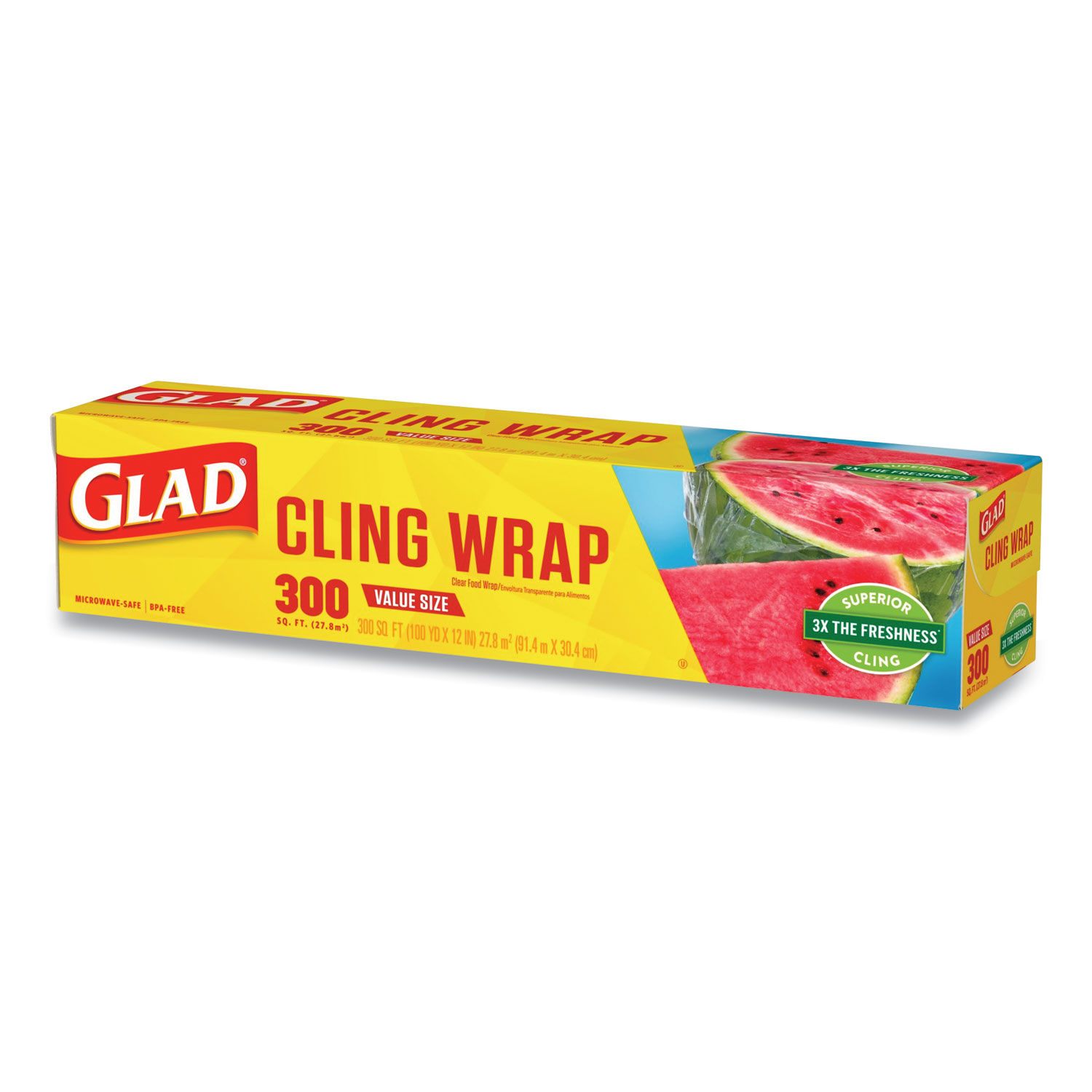 Glad® ClingWrap Plastic Wrap, 30 Metre Roll, Glad Canada