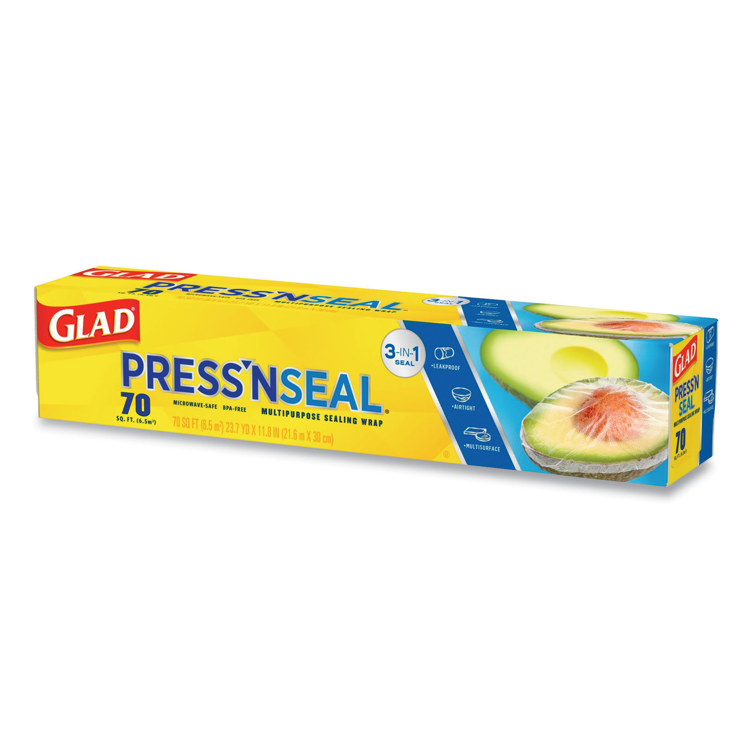 Glad Press N Seal Plastic Wrap, 2 pk./140 sq. ft.