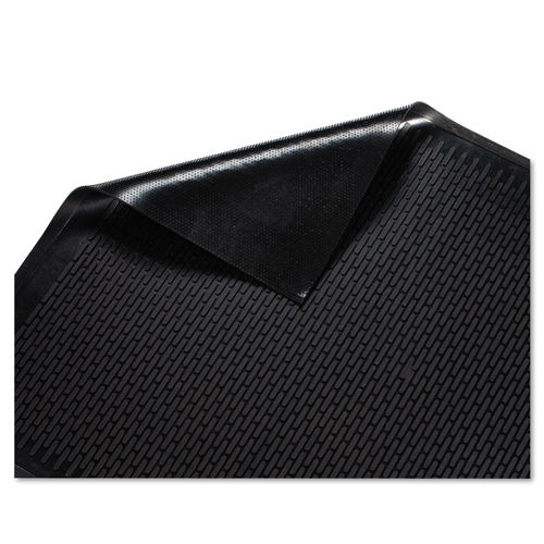 Guardian Clean Step Outdoor Rubber Scraper Mat Polypropylene 36 x 60 Black