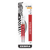 ZEB87032 - JF Refill for Jimnie, Sarasa, ecoSarasa, Orbitz, Z-Grip and GR8 Gel Roller Ball Pens, Medium Conical Tip, Red Ink, 2/Pack