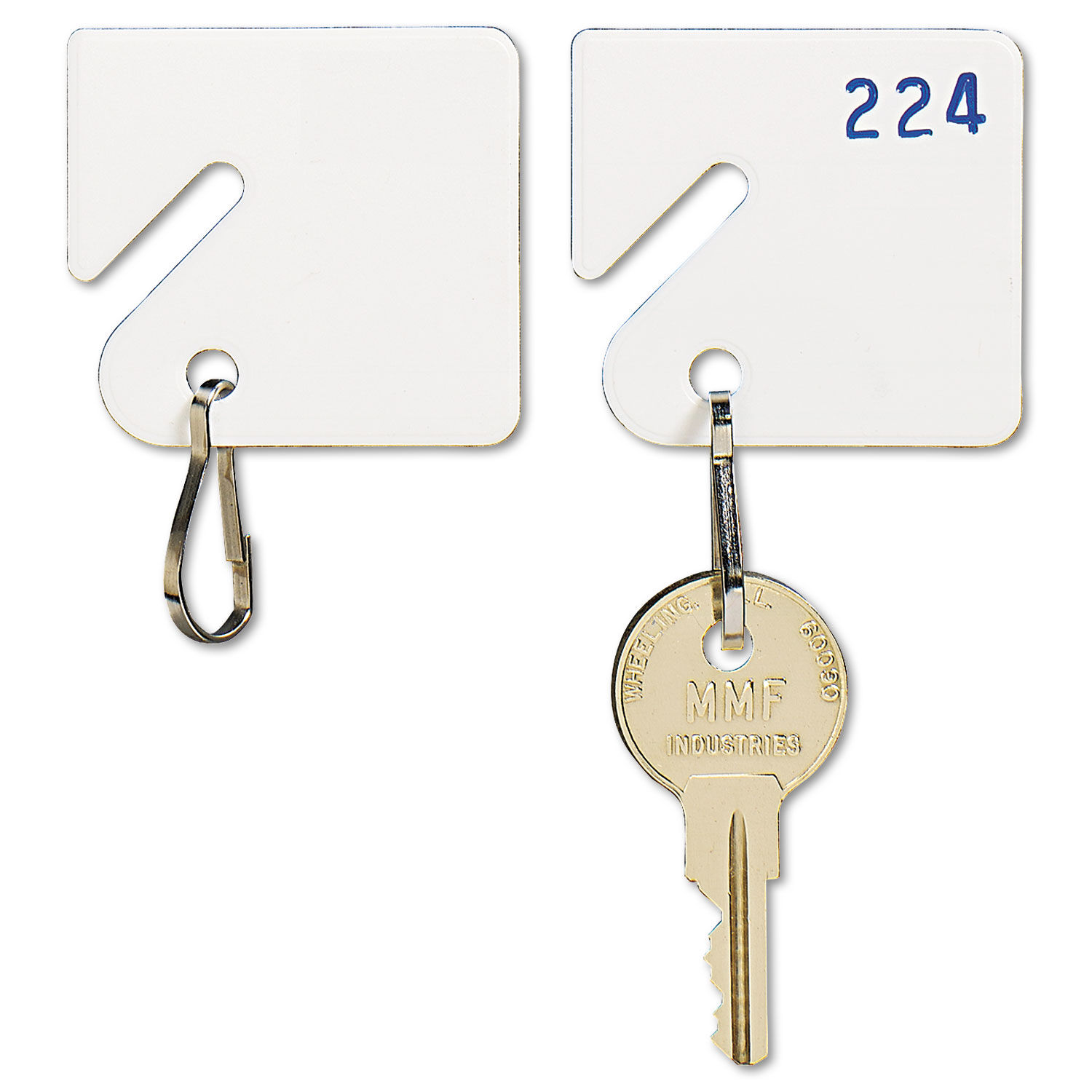 Steelmaster Slotted Rack Key Tags