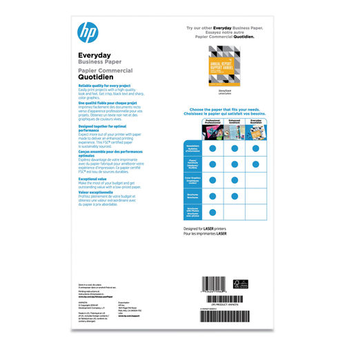 HP Everyday Business Paper, 32 lb, 8.5 x 11, Glossy White, 150/Pack