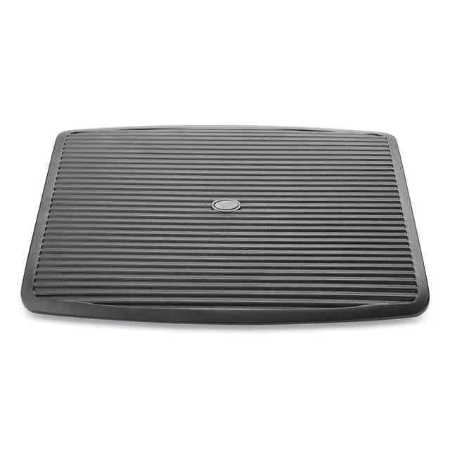 Adjustable Height Ergonomic Footrest, 17.62w x 14d x 3.75h, Black Adjustable Height Ergonomic Footrest, 17.62w x 14d x 3.75h, Black