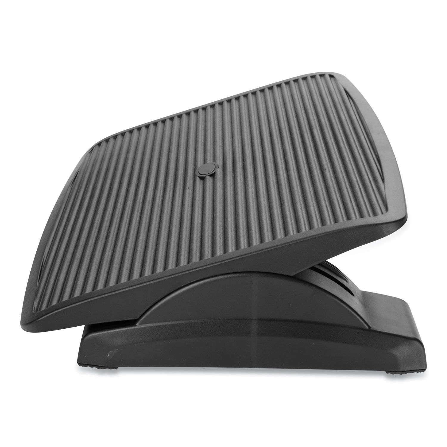 Mind Reader Adjustable Ergonomic Under Desk Foot Rest Plastic 6 14 H x 13 W  x 17 D Black Set of 2 Footrests - Office Depot