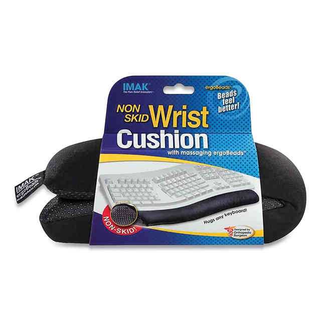 Nonskid Keyboard Wrist Cushion, 15.75 x 10, Black Nonskid Keyboard Wrist Cushion, 15.75 x 10, Black