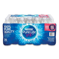 True Clear Purified Bottled Water, 8 oz Bottle, 24 Bottles/Carton, 182 Cartons/Pallet