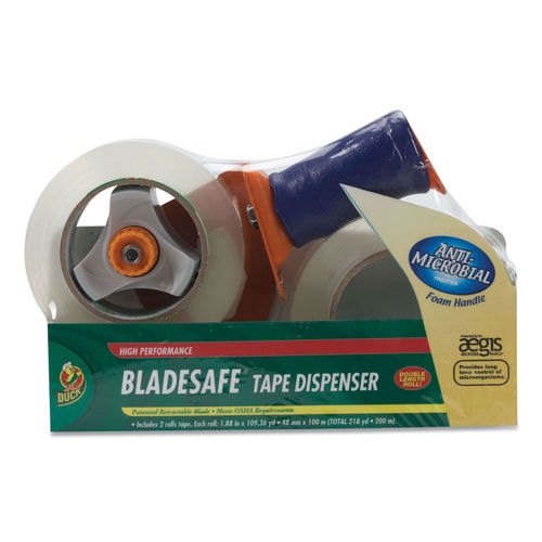 HP260 Packaging Tape with Bladesafe PistolGrip Dispenser by Duck