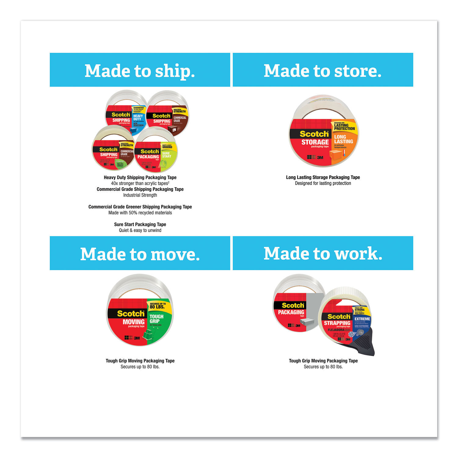 H12 Filament Tape Hand Dispenser by Scotch® MMMH12EA