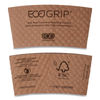 ECOEG2000 - EcoGrip Hot Cup Sleeves - Renewable and Compostable, Fits 12, 16, 20, 24 oz Cups, Kraft, 1,300/Carton