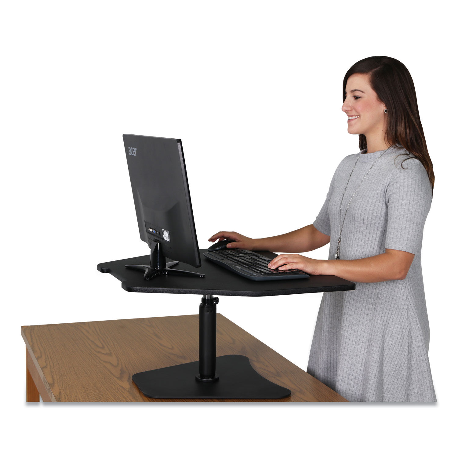 High Rise Adjustable StandUp Desk by Victor® VCTDC200