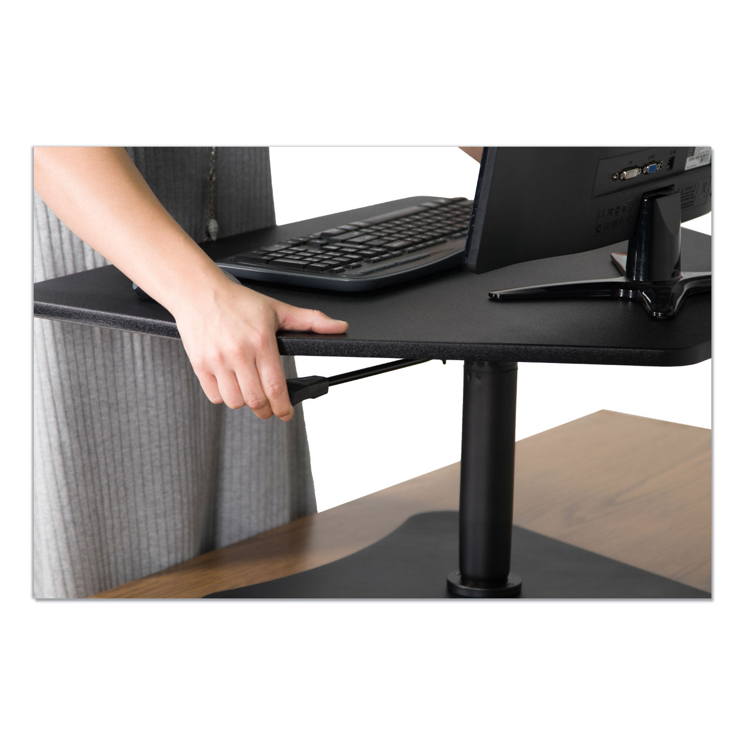 High Rise Adjustable StandUp Desk by Victor® VCTDC200