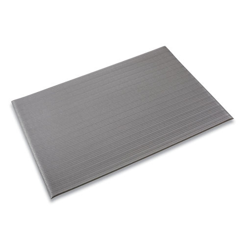 Crown Ribbed Vinyl Anti Fatigue Mat 2 x 3 Black - Office Depot