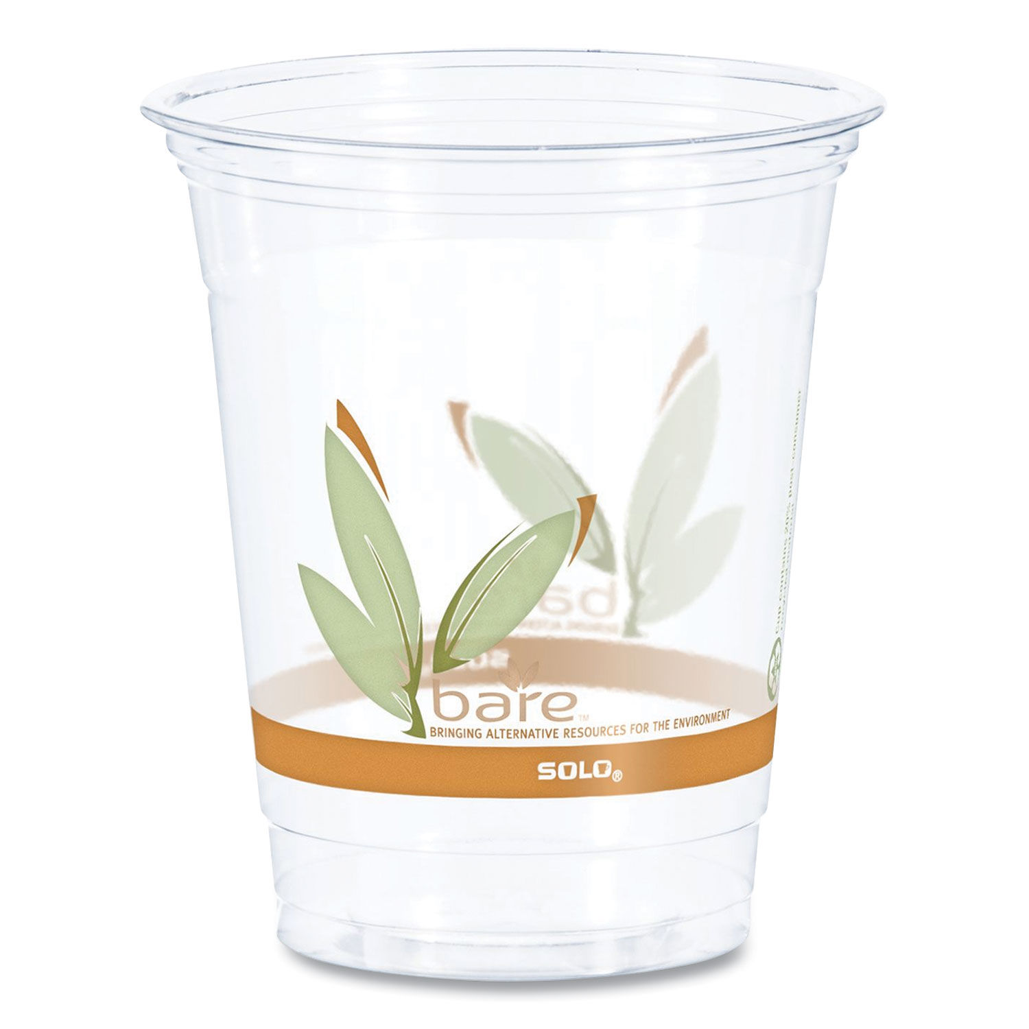 Clear Recyclable rPET 12oz Smoothie Cups