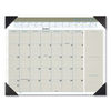 AAGHT1500 - Executive Monthly Desk Pad Calendar, 22 x 17, White Sheets, Black Corners, 12-Month (Jan to Dec): 2024