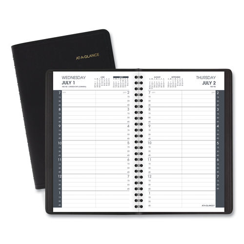 Daily Appointment Book with 15-Minute Appointments by AT-A-GLANCE ...