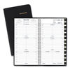 AAG7000805 - Compact Weekly Appointment Book, 6.25 x 3.25, Black Cover, 12-Month (Jan to Dec): 2024