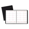 AAG7013005 - Monthly Planner in Business Week Format, 10 x 8, Black Cover, 12-Month (Jan to Dec): 2024