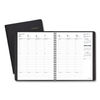 AAG7086505 - Weekly Vertical-Column Appointment Book Ruled for Hourly Appointments, 8.75 x 7, Black Cover, 13-Month (Jan-Jan): 2024-2025