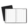 AAG7082205 - Four-Person Group Daily Appointment Book, 11 x 8, Black Cover, 12-Month (Jan to Dec): 2024