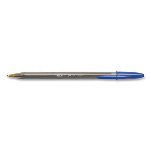 Lot of 6 BLACK Bic Cristal Ballpoint Pens 1.6mm, Xtra-Bold