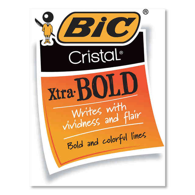 Cristal Xtra Bold Ballpoint Pen by BIC® BICMSBP241BLK