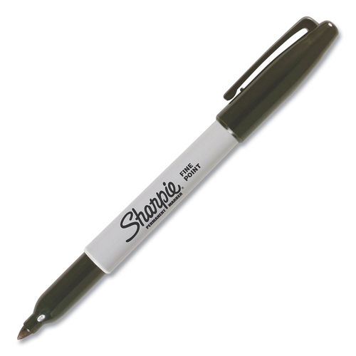 Sharpie Fine Bullet Tip Permanent Marker Black Dozen