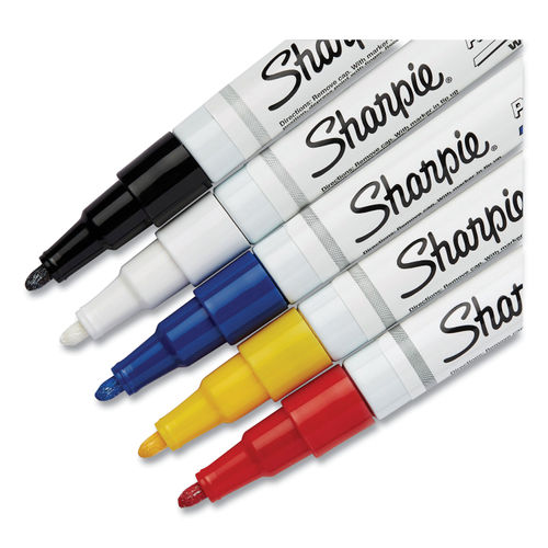 Sharpie Permanent Paint Marker, Fine Bullet Tip, White, Dozen SAN2107616