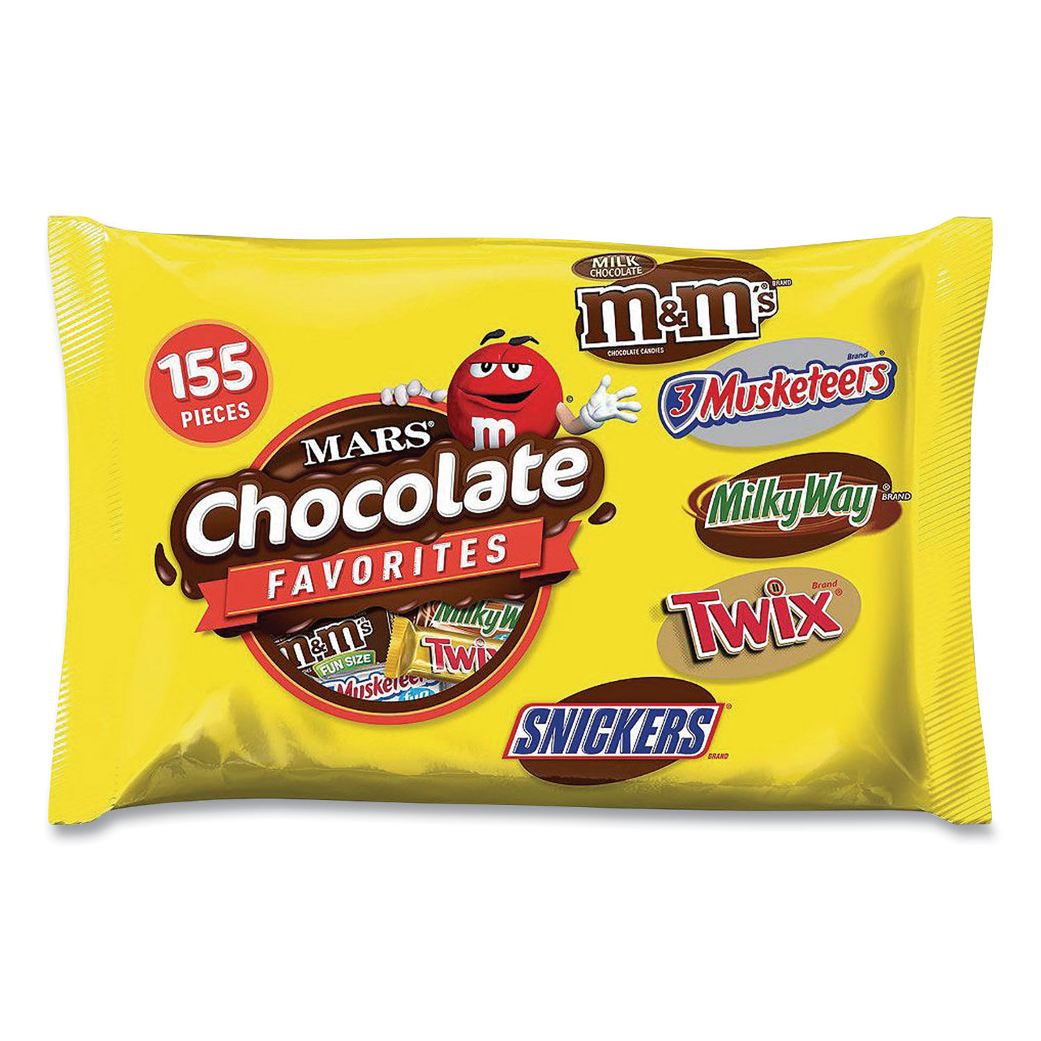 M&M's Chocolate Candies Fun Size Variety Mix - 55 CT