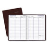AAGG52014 - DayMinder Weekly Appointment Book, Vertical-Column Format, 11 x 8, Burgundy Cover, 12-Month (Jan to Dec): 2024