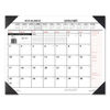 AAGSK117000 - Two-Color Monthly Desk Pad Calendar, 22 x 17, White Sheets, Black Corners, 12-Month (Jan to Dec): 2024