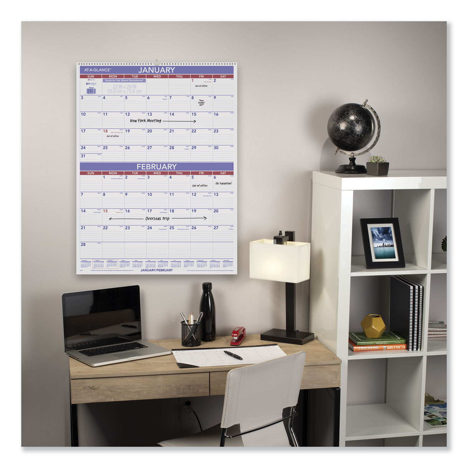 TwoMonth Wall Calendar by ATAGLANCE® AAGPM928