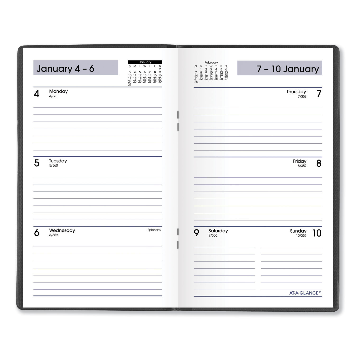 Pocket Weekly Planner -Refill