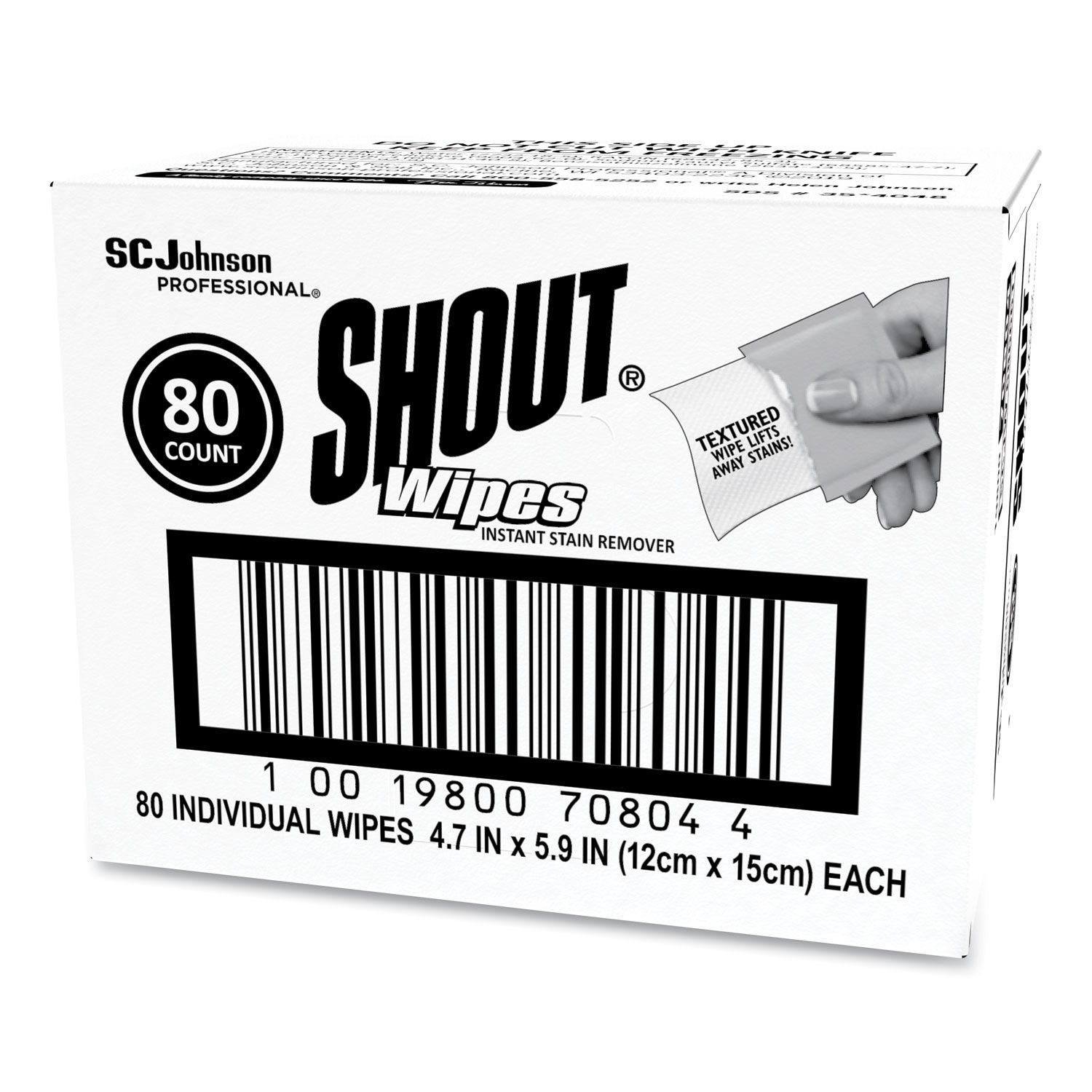 Shout Stain Remover Wipes-12 ct. (Pack of 3) 