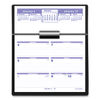 AAGSW700X00 - Flip-A-Week Desk Calendar and Base, 7 x 5.5, White Sheets, 12-Month (Jan to Dec): 2024