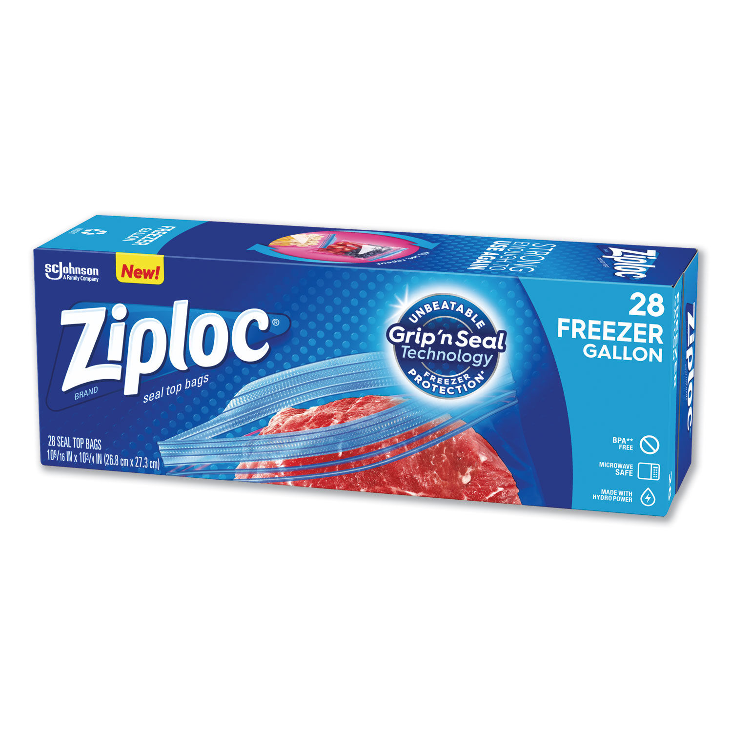 Zipper Freezer Bags by Ziploc® SJN314445