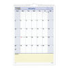 AAGPM5228 - QuickNotes Wall Calendar, 12 x 17, White/Blue/Yellow Sheets, 12-Month (Jan to Dec): 2024