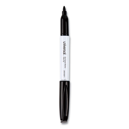 Sharpie® Fine-Point Pens, 0.3 Mm, Black, Package Of 12