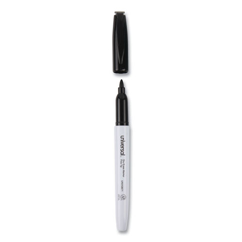 UNV43651 Black Dry Erase Markers by Universal