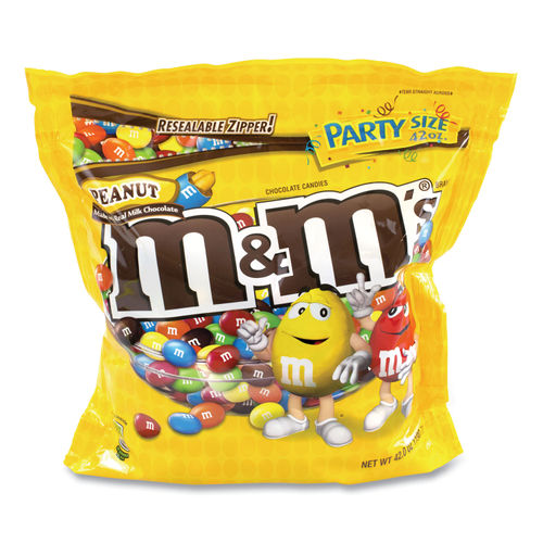 M & M Peanut Party Size 38oz Bag