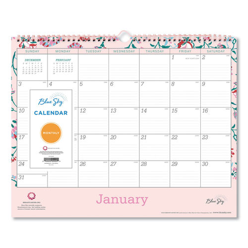 Breast Cancer Awareness Wall Calendar by Blue Sky® BLS101630