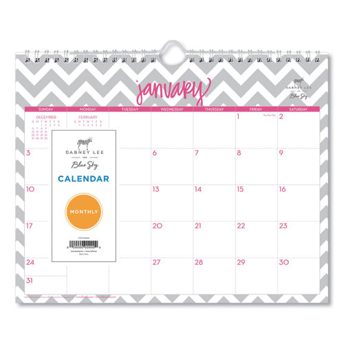 Dabney Lee Ollie Wirebound Wall Calendar by Blue Sky® BLS102141