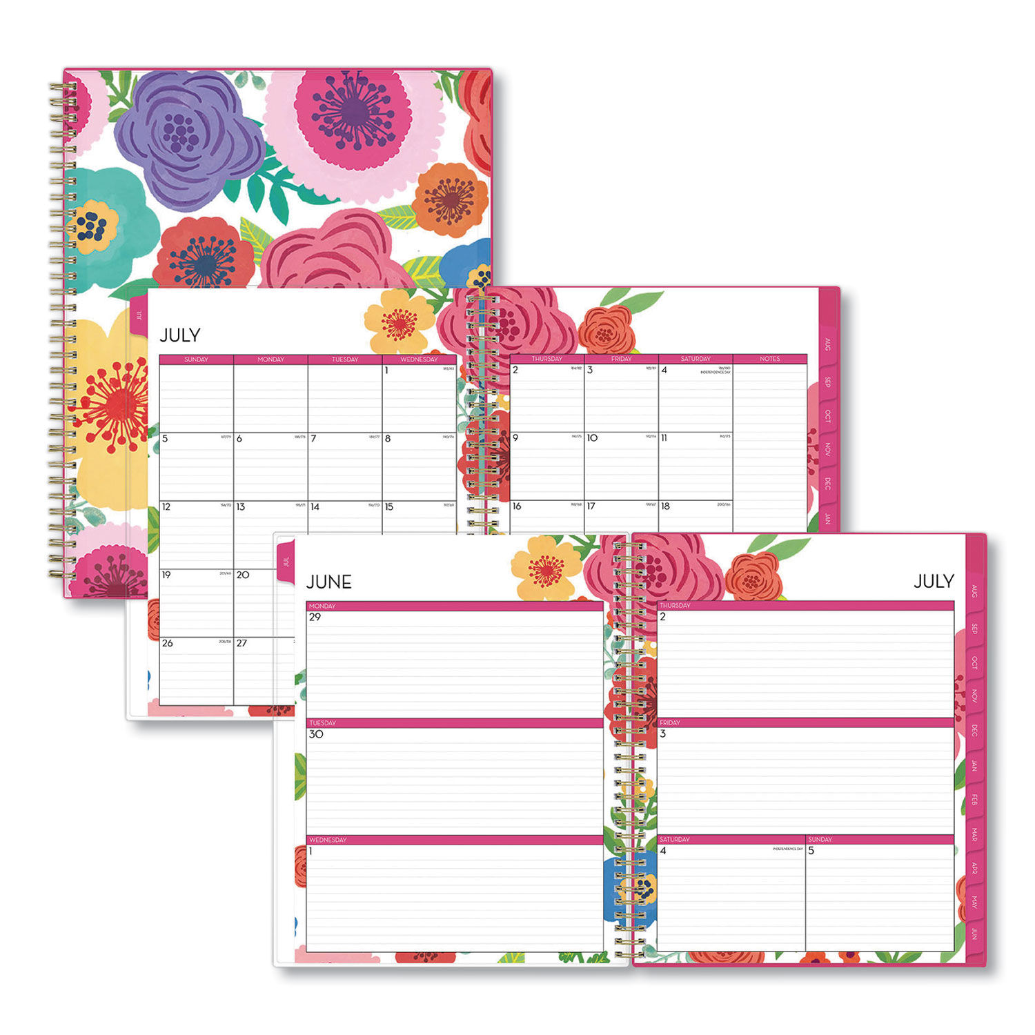 Mahalo Academic Year Create-Your-Own Cover Weekly/Monthly Planner by Blue  Sky® BLS100149 | OnTimeSupplies.com