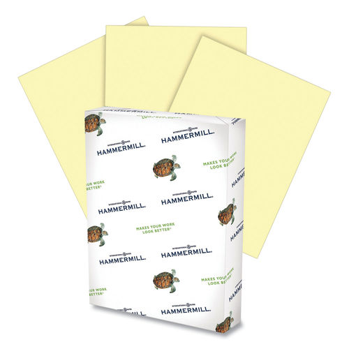 Hammermill Recycled Colored Paper, 20lb, 11 x 17, Goldenrod, 500 Sheets/Ream