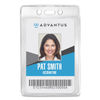 AVT75419 - Security ID Badge Holders, Vertical, Pre-Punched for Chain/Clip, Clear, 2.63" x 4.38" Holder, 2.38" x 3.75" Insert, 50/Box