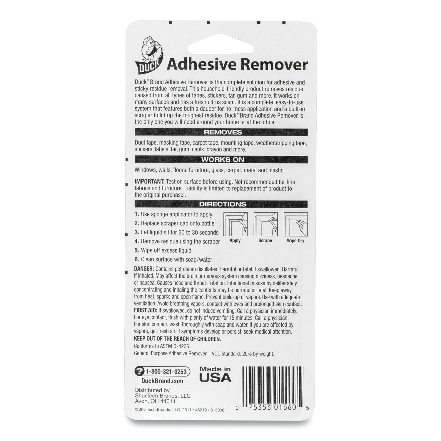 DUC000156001 Adhesive Remover by Duck