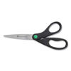 ACM15179 - KleenEarth Scissors, 8" Long, 3.25" Cut Length, Black Straight Handles, 2/Pack