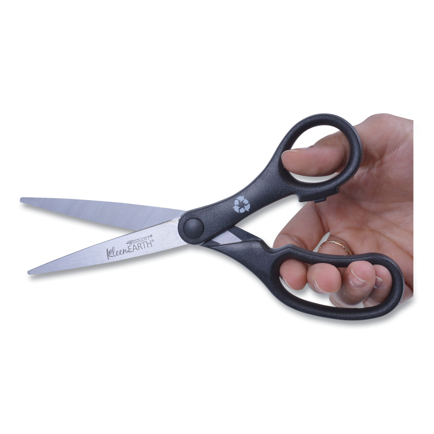 KleenEarth Basic Plastic Handle Scissors by Westcott® ACM15583